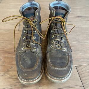 Thorogood brown leather workboot size 9.5